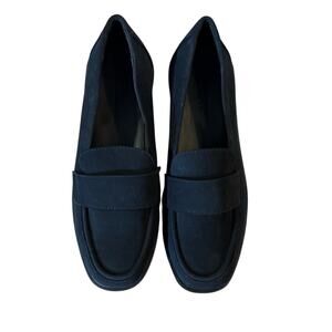 Aerosoles Cita Faux Black Suede Loafers Women’s Size 7